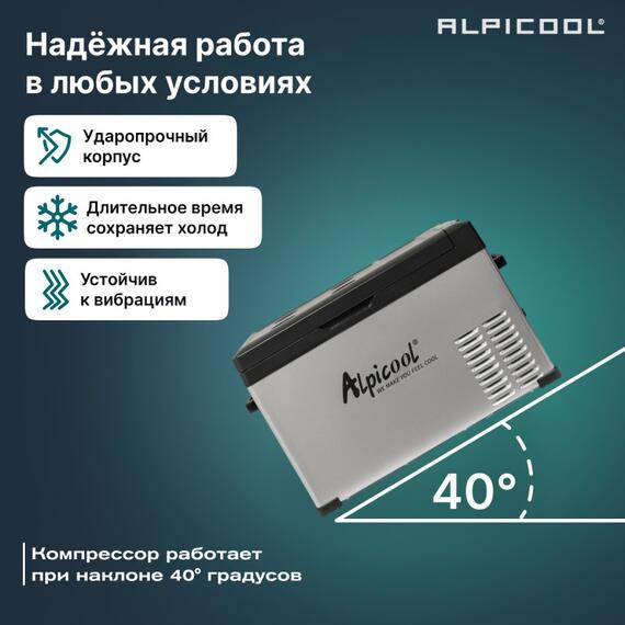 Автохолодильник Alpicool C30 (12/24), фото , изображение 33