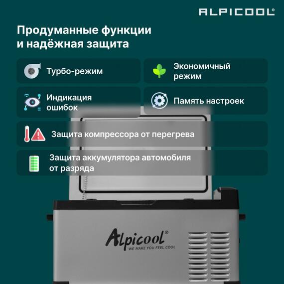 Автохолодильник Alpicool C30 (12/24), фото , изображение 24
