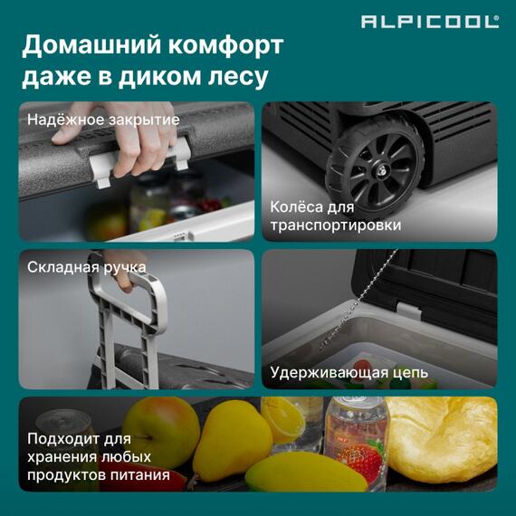Автохолодильник Alpicool U55 (12/24), фото , изображение 15
