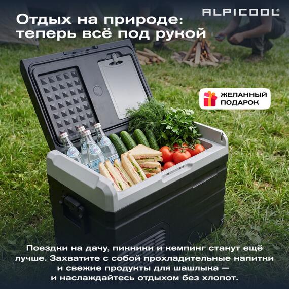 Автохолодильник Alpicool TS40 (12/24), фото , изображение 48