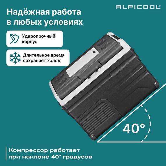 Автохолодильник Alpicool TS40 (12/24), фото , изображение 36