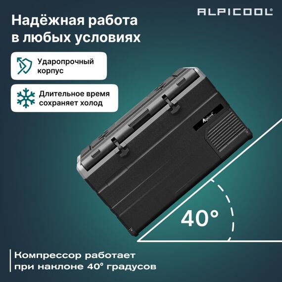 Автохолодильник Alpicool TS120 (12/24), фото , изображение 42