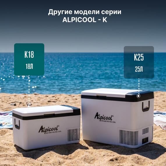 Автохолодильник Alpicool K18 (12/24), фото , изображение 39
