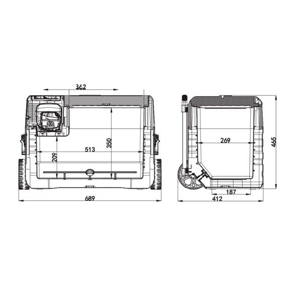 Автохолодильник Alpicool NX42 (12/24), фото , изображение 48