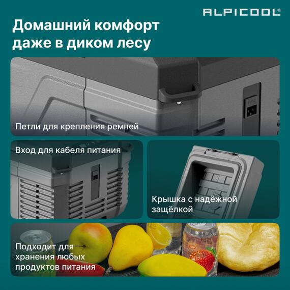 Автохолодильник Alpicool NL12 (12/24), фото , изображение 16