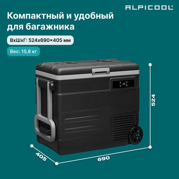 Автохолодильник Alpicool U55 (12/24), фото , изображение 10