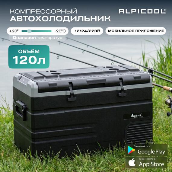 Автохолодильник Alpicool TS120 (12/24), фото , изображение 7