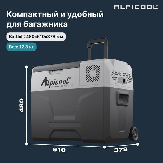 Автохолодильник Alpicool CX40 (12/24), фото , изображение 10