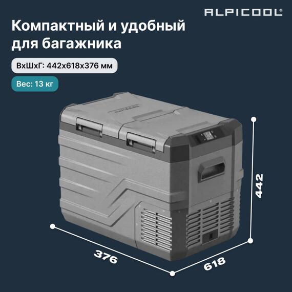 Автохолодильник Alpicool NLD45 (12/24), фото , изображение 4