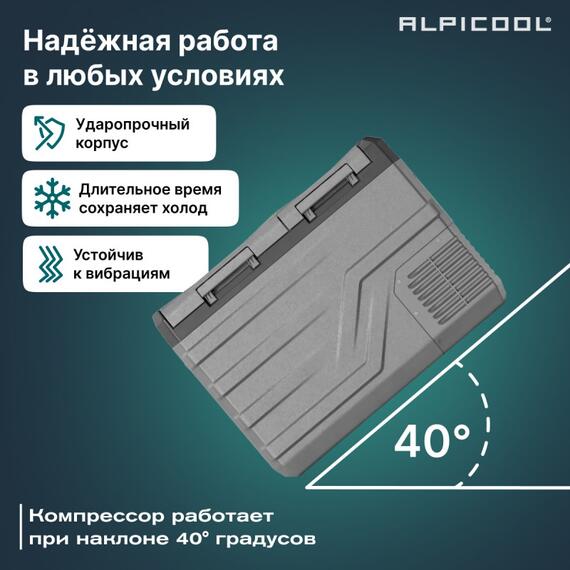Автохолодильник Alpicool NLD45 (12/24), фото , изображение 12