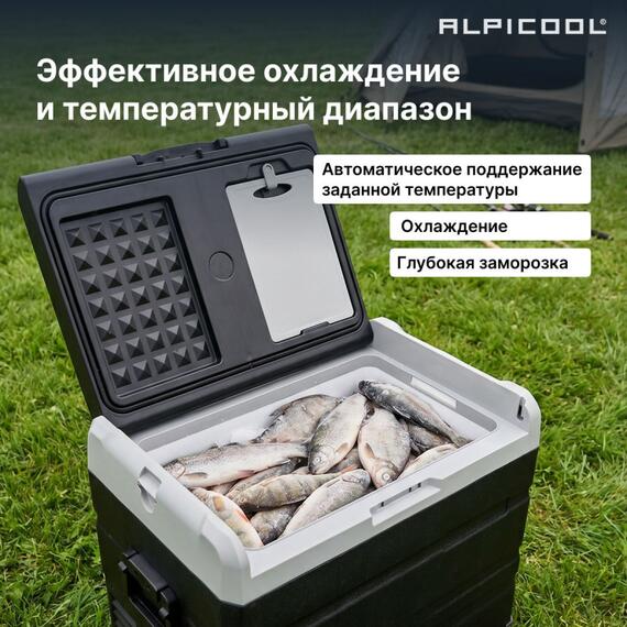 Автохолодильник Alpicool TS50 (12/24), фото , изображение 10