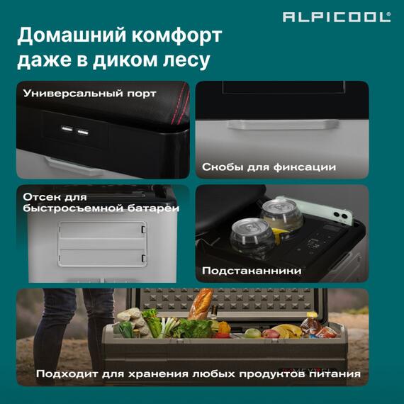 Автохолодильник Alpicool CF15 (12/24), фото , изображение 18