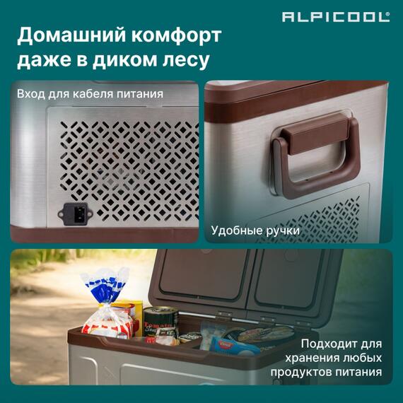 Автохолодильник Alpicool WH38 (12/24), Внутренний объем: 38 л, фото , изображение 16