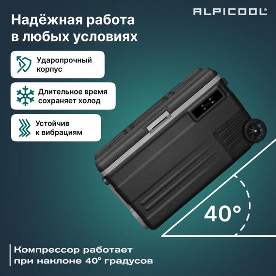 Автохолодильник Alpicool U75 (12/24), фото , изображение 25