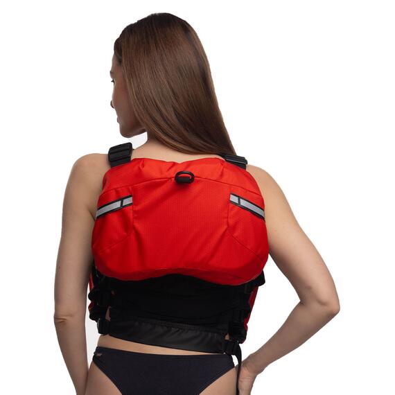 Страховочный жилет hikeXp Hook, XL/XXXL красный, Цвет.: красный, Размер.: XL/3XL (обхват груди от 100 до 150 см), фото , изображение 6