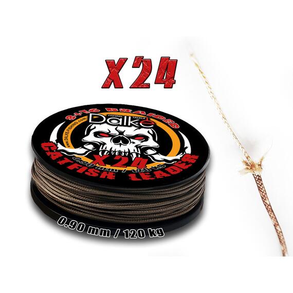 Поводковый материал Dalke Fishing Catfish Leader X24 0,90 мм 120 кг 10 м, фото 