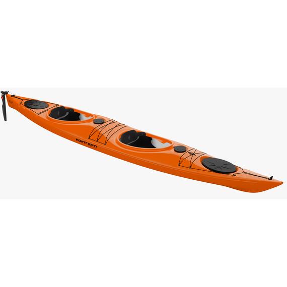 Каяк XO17 GS 3L Rudder оранжевый, Расцветка: оранжевый, фото 