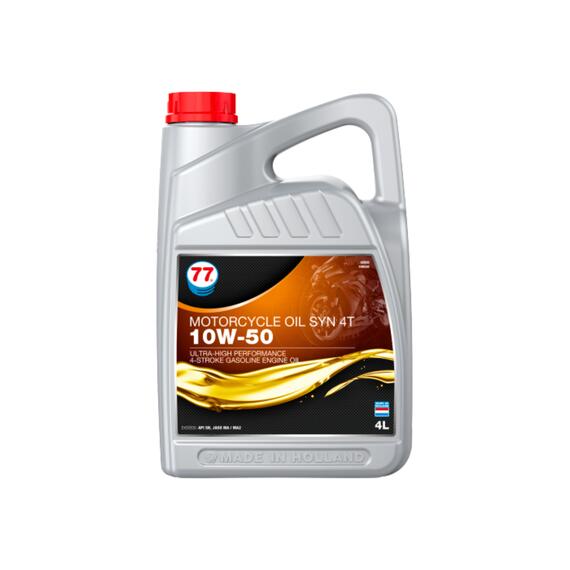 Масло моторное синтетическое Motorcycle Oil Syn 4T 10W-50, 4л, фото , изображение 5
