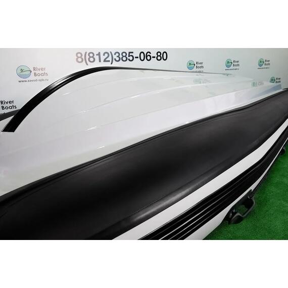 Надувная лодка РИБ RiverBoats RB 430 S Встроенный рундук (серо-синий), Цвет.: серо-синий, фото , изображение 22