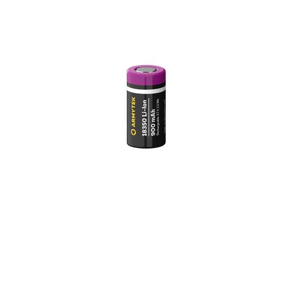Аккумулятор Armytek 18350 Li-Ion 900 mAh battery Without PCB, фото 