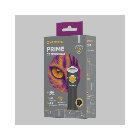 Фонарь Armytek Prime C2 Magnet USB Warm, фото , изображение 4