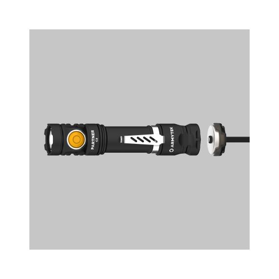 Фонарь Armytek Partner C2 Magnet USB White, фото , изображение 2