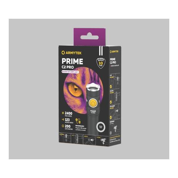 Фонарь Armytek Prime C2 Pro Magnet USB White, фото , изображение 4
