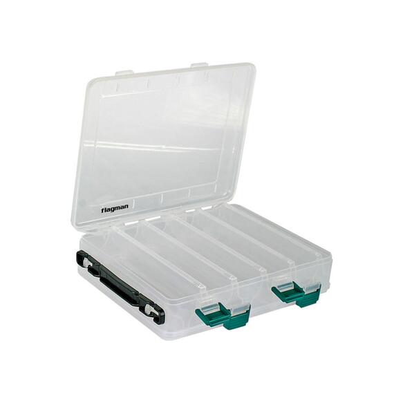 Коробка пластиковая двухсторонняя Flagman 275х150х50мм, фото 