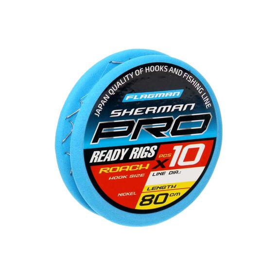 Готовый поводок Flagman Sherman Pro Roach Ready Rigs №16, фото 