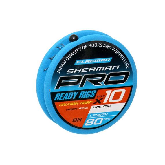 Готовый поводок Flagman Sherman Pro Crucian Carp Ready Rigs №14, фото 