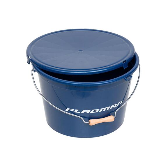 Ведро с крышкой для прикормки Flagman 25л, фото 