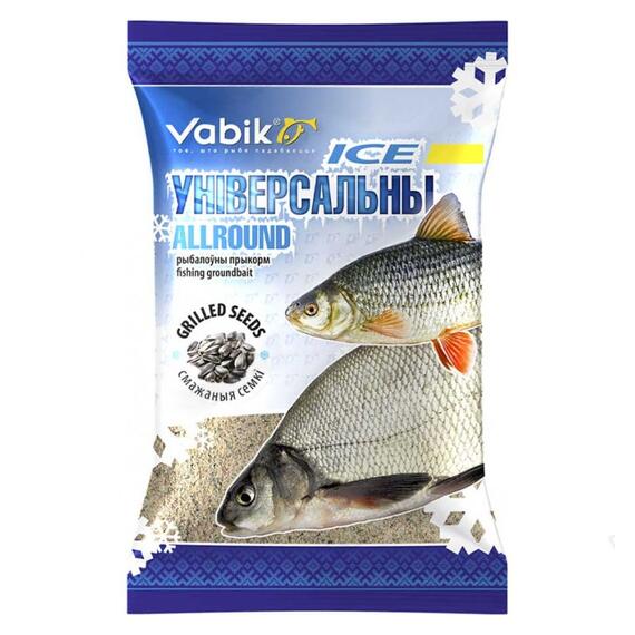 Прикормка Vabik ICE Универсальная Жареные Семечки 750г, фото 