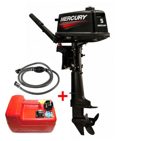 Лодочный мотор Mercury 5 M + выносной бак со шлангом