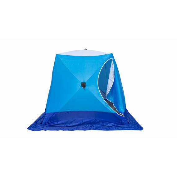 Палатка зимняя СТЭК КУБ 3 LONG трехслойная, дышащая (2.2х2.5х2.0 м)