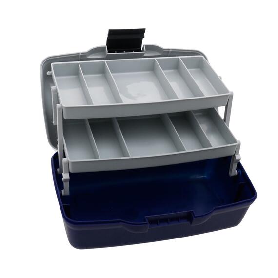 Ящик Flagman 2х-полочный непрозр. крышка FA1702, фото 