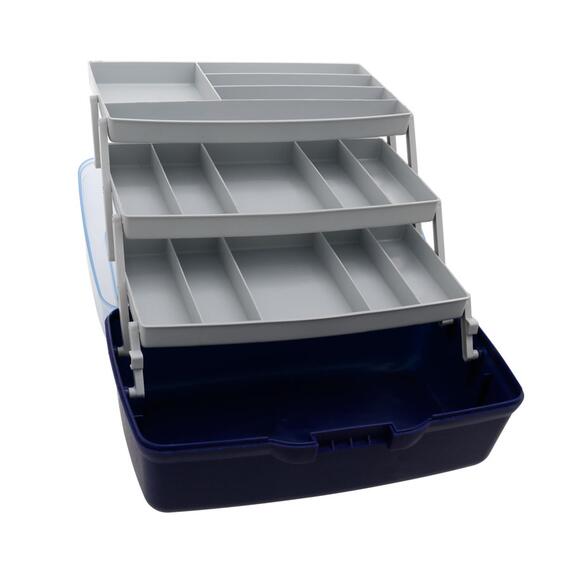 Ящик Flagman 3х-полочный прозр. крышка FA1703T, фото 