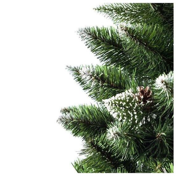 Ель (сосна) новогодняя искусственная Снежная Королева с белым напылением 180 см GrandSITI