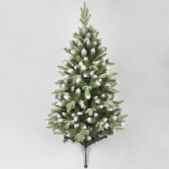 Ель новогодняя искусственная Sofi заснеженная 220 см GrandSITI (зелёный ствол)