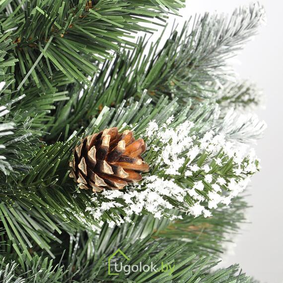 Ель (сосна) искусственная Снежная Королева с белым напылением 100 см GrandSITI