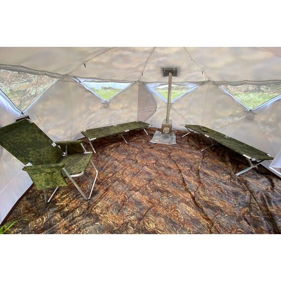 Всесезонная палатка-шатер Берег Куб Гексагон (двухслойная)