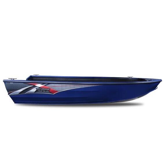 Алюминиевая лодка Windboat 4.2 Evo (высота транца L), фото 