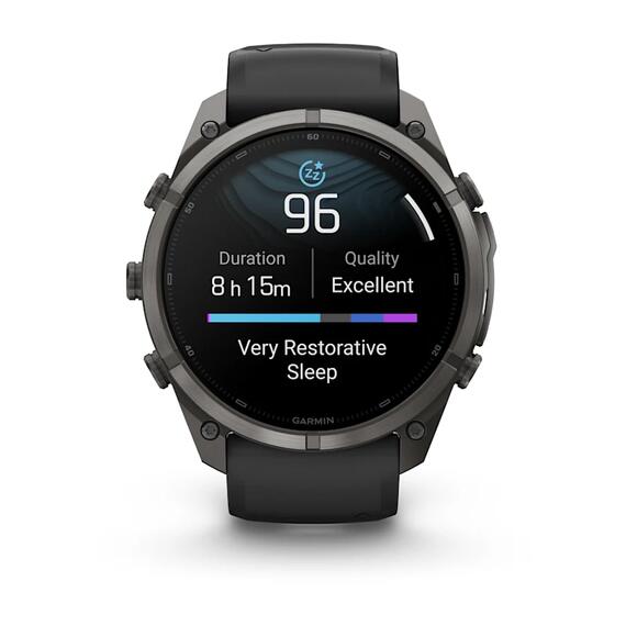 Часы Garmin Fenix 9 Pro 51mm Carbon Gray DLC Titanium Black/Pebble Grey, Цвет.: Titanium Black/Pebble Grey, Размер.: 51 мм, фото , изображение 12
