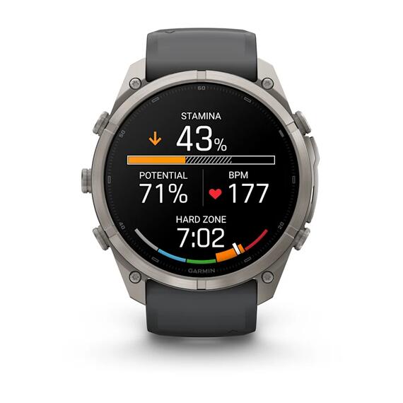 Часы Garmin Fenix 9 Pro 51mm Titanium Graphite/Black, Цвет.: Titanium Graphite/Black, Размер.: 51 мм, фото , изображение 2