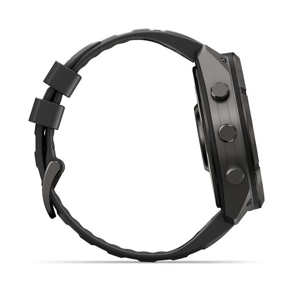 Часы Garmin Fenix 9 Pro 51mm Carbon Gray DLC Titanium Black/Pebble Grey, Цвет.: Titanium Black/Pebble Grey, Размер.: 51 мм, фото , изображение 6