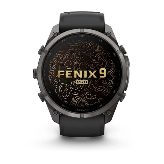 Часы Garmin Fenix 9 Pro 51mm Carbon Gray DLC Titanium Black/Pebble Grey, Цвет.: Titanium Black/Pebble Grey, Размер.: 51 мм, фото , изображение 10