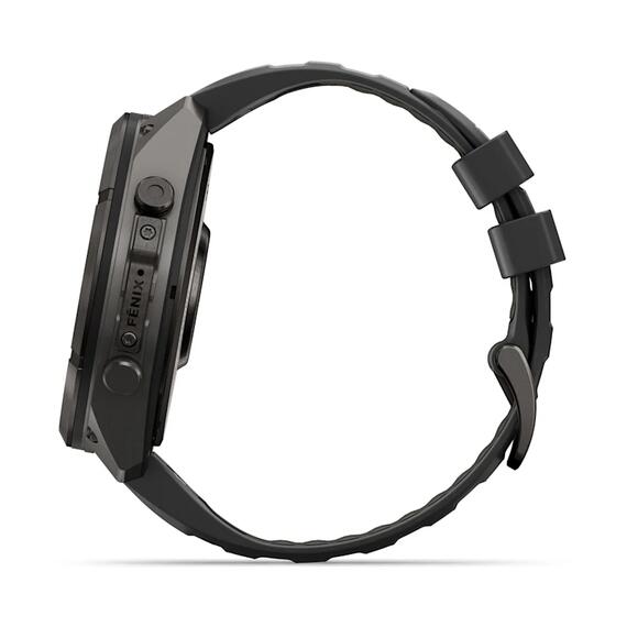Часы Garmin Fenix 9 Pro 51mm Carbon Gray DLC Titanium Black/Pebble Grey, Цвет.: Titanium Black/Pebble Grey, Размер.: 51 мм, фото , изображение 8