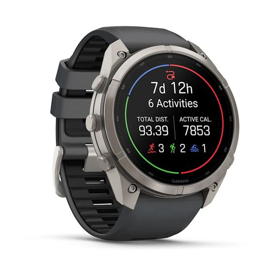 Часы Garmin Fenix 9 Pro 51mm Titanium Graphite/Black, Цвет.: Titanium Graphite/Black, Размер.: 51 мм, фото , изображение 7