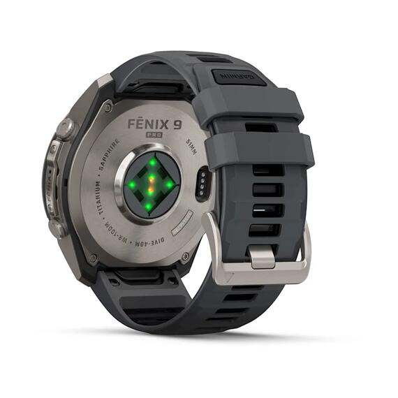 Часы Garmin Fenix 9 Pro 51mm Titanium Graphite/Black, Цвет.: Titanium Graphite/Black, Размер.: 51 мм, фото , изображение 8
