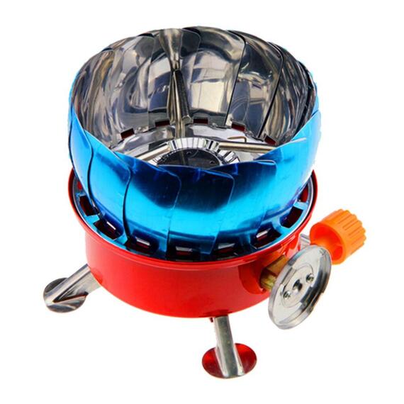 Плита газовая портативная Следопыт GR-201 с пъезоподжигом (ветрозащитная), фото , изображение 2