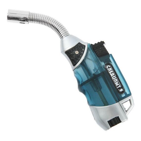 Мини-горелка газовая универсальная Следопыт GTP-R03, с возможностью перезаправки, фото 